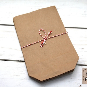 Sacchetti di carta misura marrone L Sacchetti regalo fondo Borse inferiori