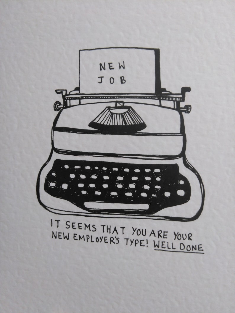 New Job Greeting Card