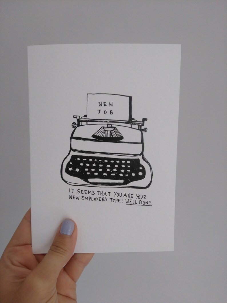 New Job Greeting Card