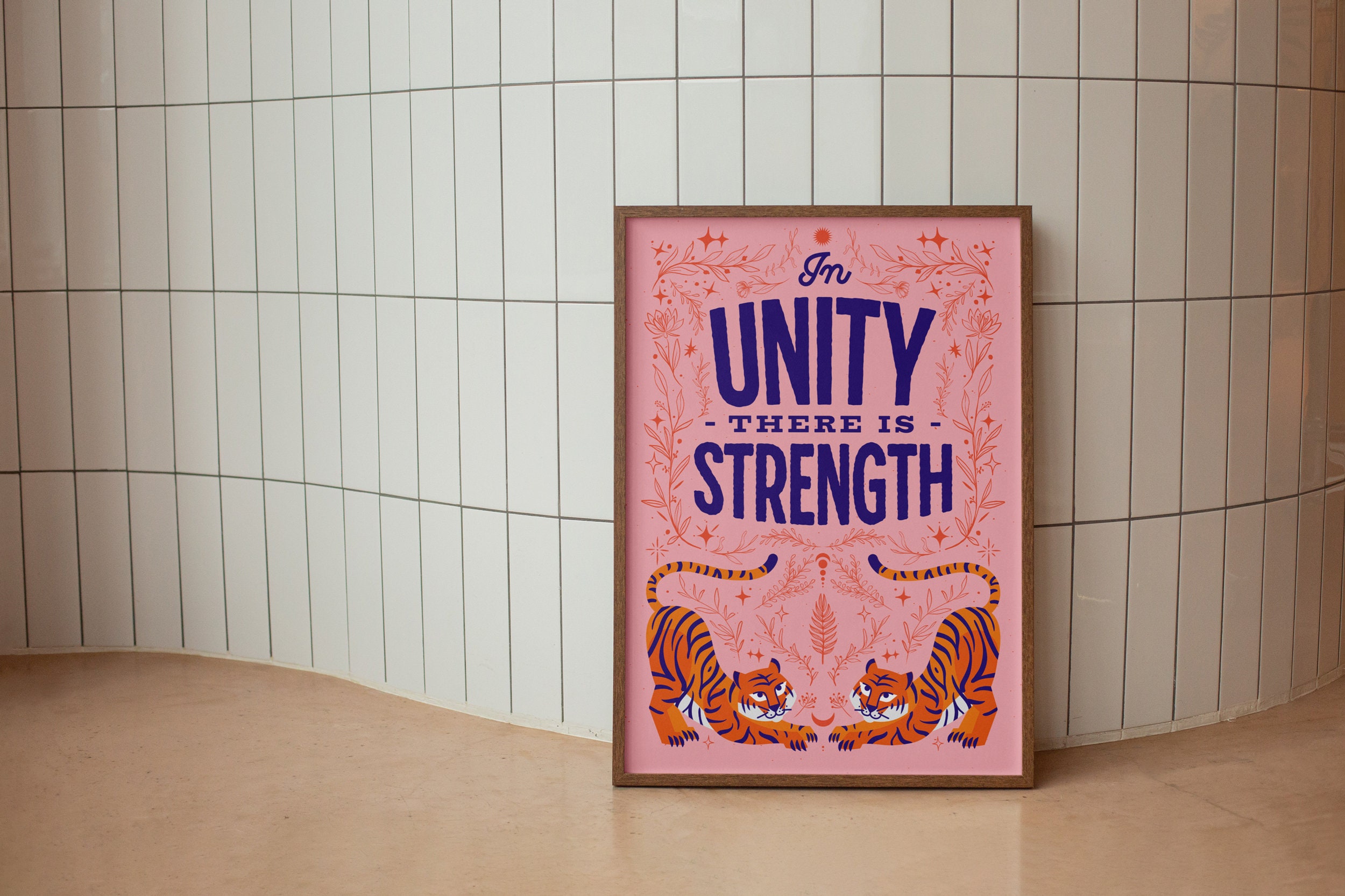 In Unity There is Strength Unframed Print Wall Art Poster A5 A4 A3 A2 ...
