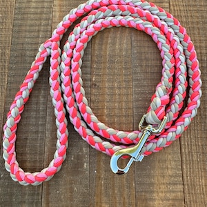 Paracord dog leash, 5 ft dog leash