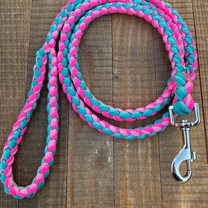 Island Girl Paracord dog leash, 5 ft dog leash
