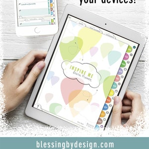 2024 Inspire Me Life Digital Planner, GoodNotes, Xodo, iPad Pro, Android, Fun, Habit Tracker, PDF, Shopping, Recipe, Travel, Pinterest