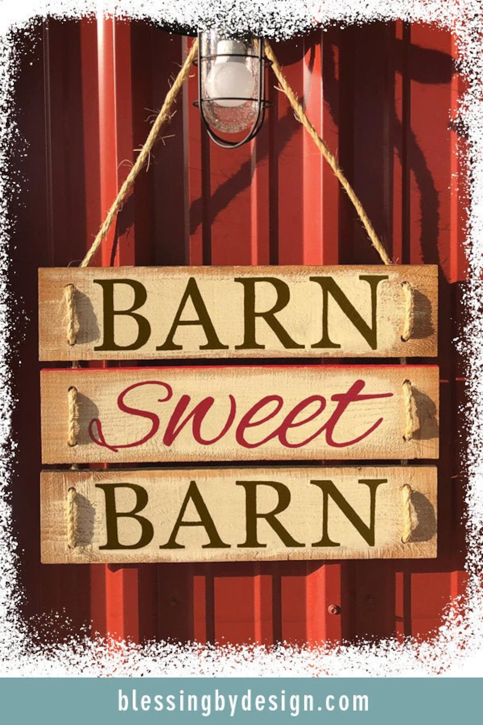 Barn Sweet Barn Rustic Wooden Sign Indoor/Outdoor Entryway Etsy