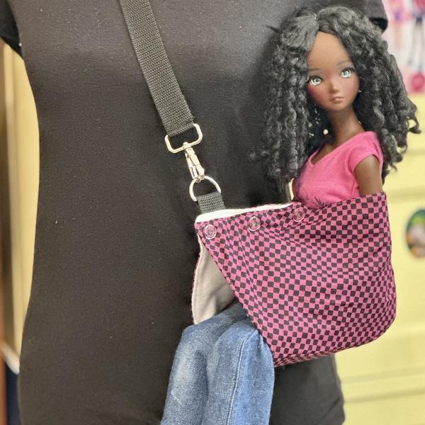 SD sized Dollpaca Doll Carrier for BJDs and Other Types of Dolls