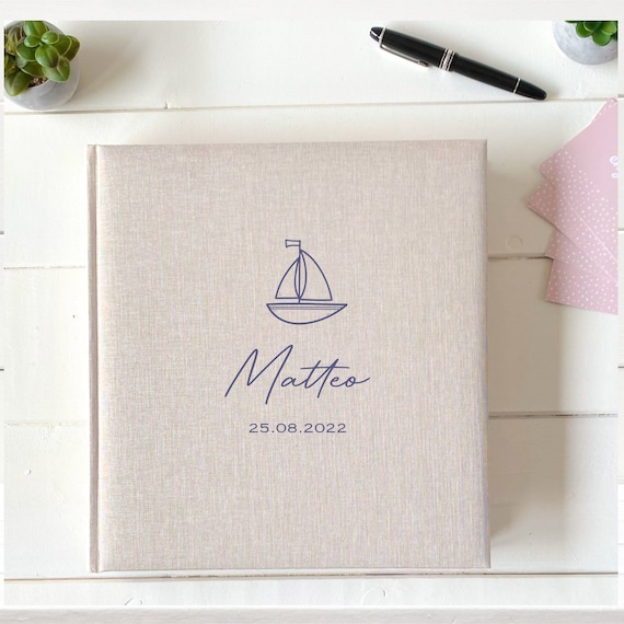 Baby Fotoalbum Rosa - 23x30cm Mit 56 Seiten & Tagebuch