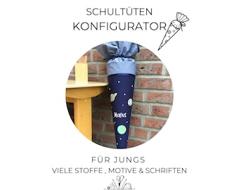 Cono escolar de tela para niños: diseña y personaliza tú mismo