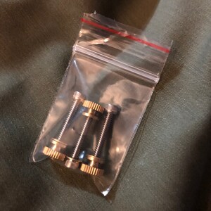 JSA Zn66 Brass Cigar Box Guitar String Clamps 3 Pack 画像 3