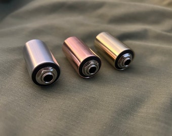 JSA “Sonic Boom” Trifecta Series, Aluminum, Copper and Brass Pocket Stomp Box / Mini Amplified Guitar Slide