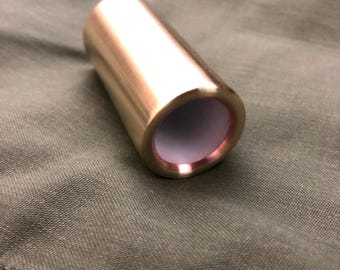 Slide de guitarra JSA Zn71 "Super Heavyweight" em latão, para o dedo mínimo (tamanho de anel EUA - 7)