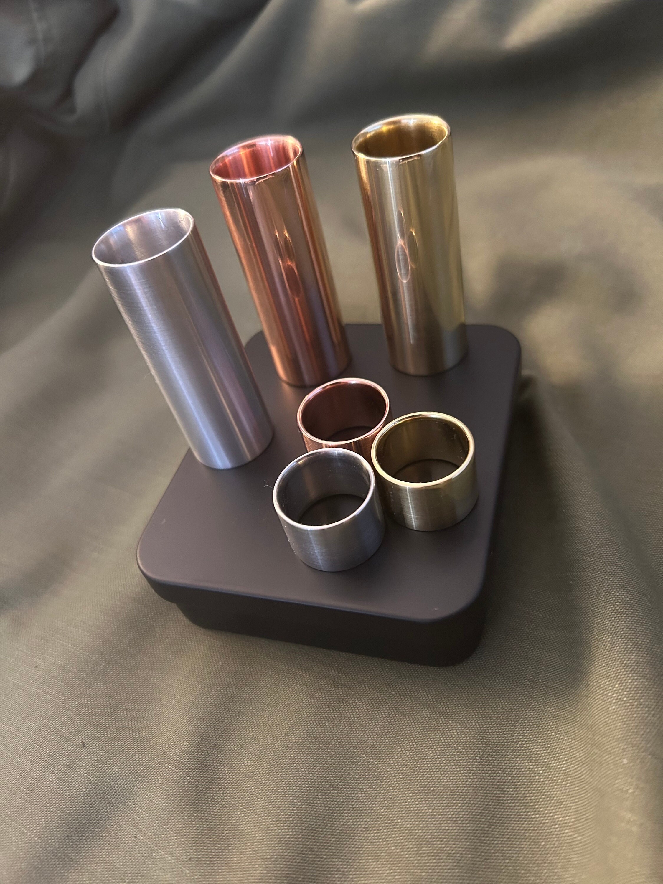 Gintar Ringer Slide JSA “smoothraw Ultra Duo Trio” Trifecta Series, Aluminum, Copper ...