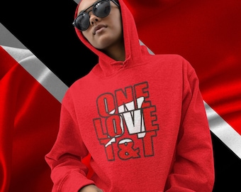 ONE LOVE T&T| Trini | Trinidad and Tobago Hoodie