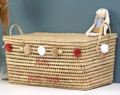 Palm leaf storage malle 80cm - My little souk