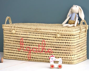 Personalized toy trunk, toys chest, baby gift, toy box