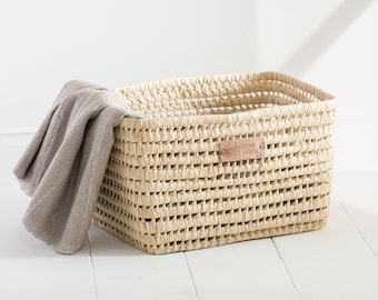 Palm Leaf Storage Basket