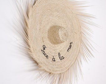Fringed Wall Mounted Straw Hat - Customizable
