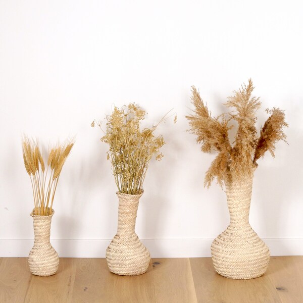 Palm Tree Leaf Vase