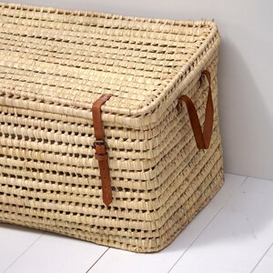 wicker toy storage box