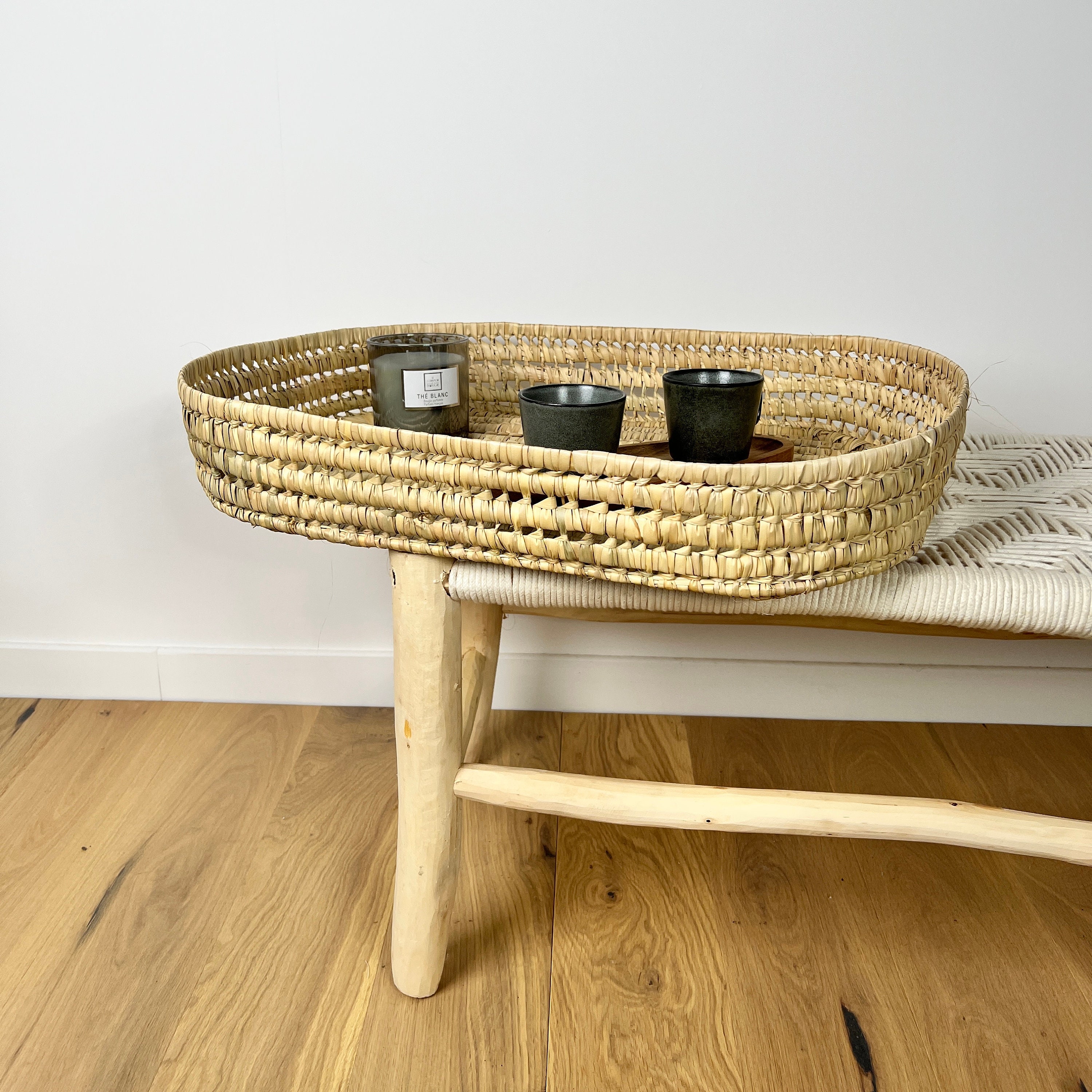 Plateau Arrondi en Palme