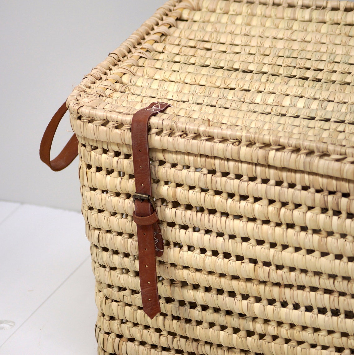 Wicker Storage Chest Toy Trunk Wicker Toy Chest Rattan Toy Etsy