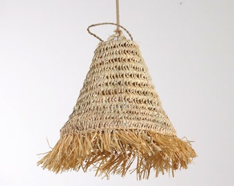 Palm and raffia hanging decoration