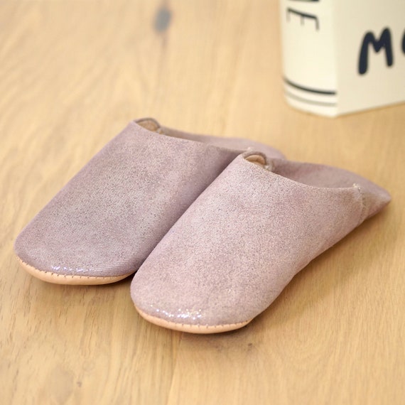 Soft leather deals slippers