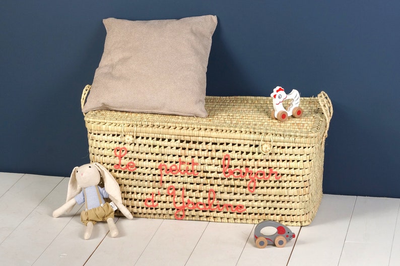 PERSONALIZED Wicker Storage Chest Toy Trunk Wicker Toy Etsy