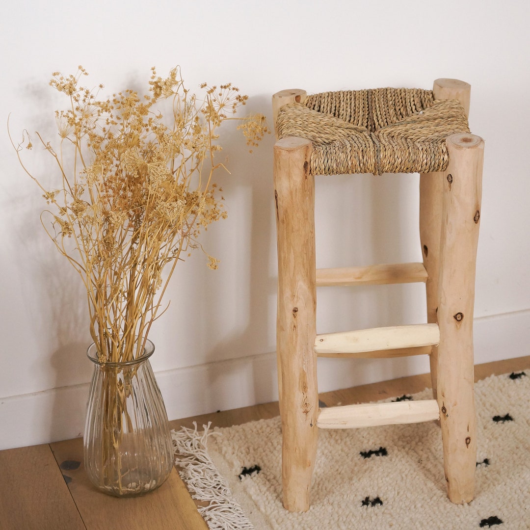 Wooden Bar Stool 50cm Etsy UK