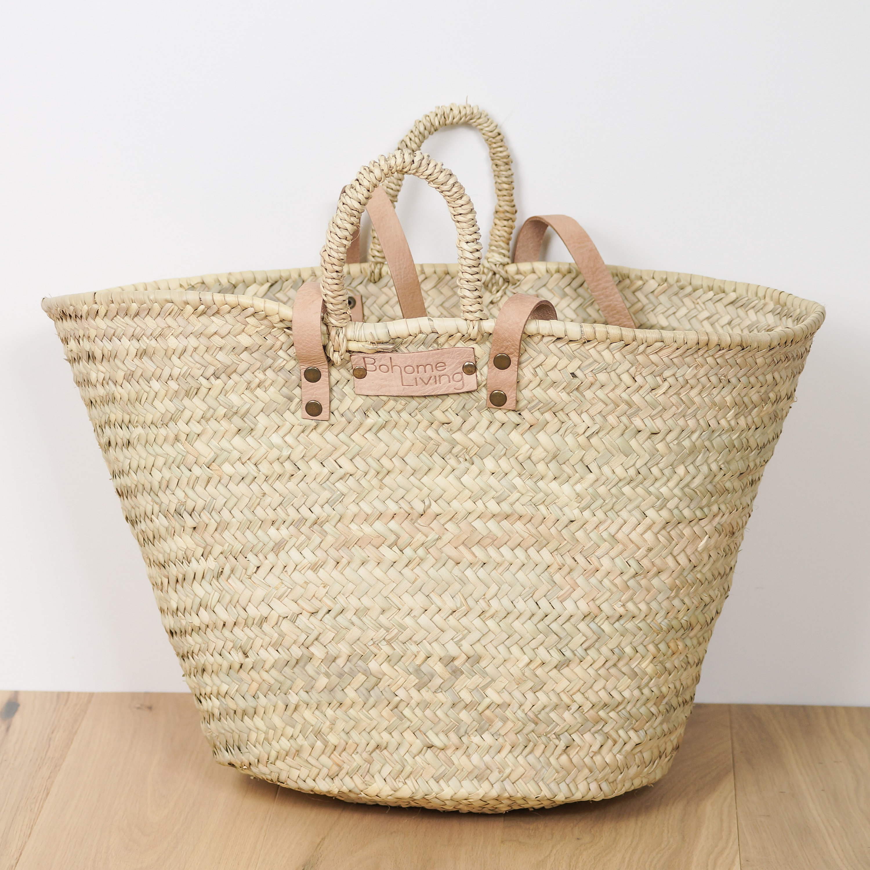 Sac en osier online et cuir