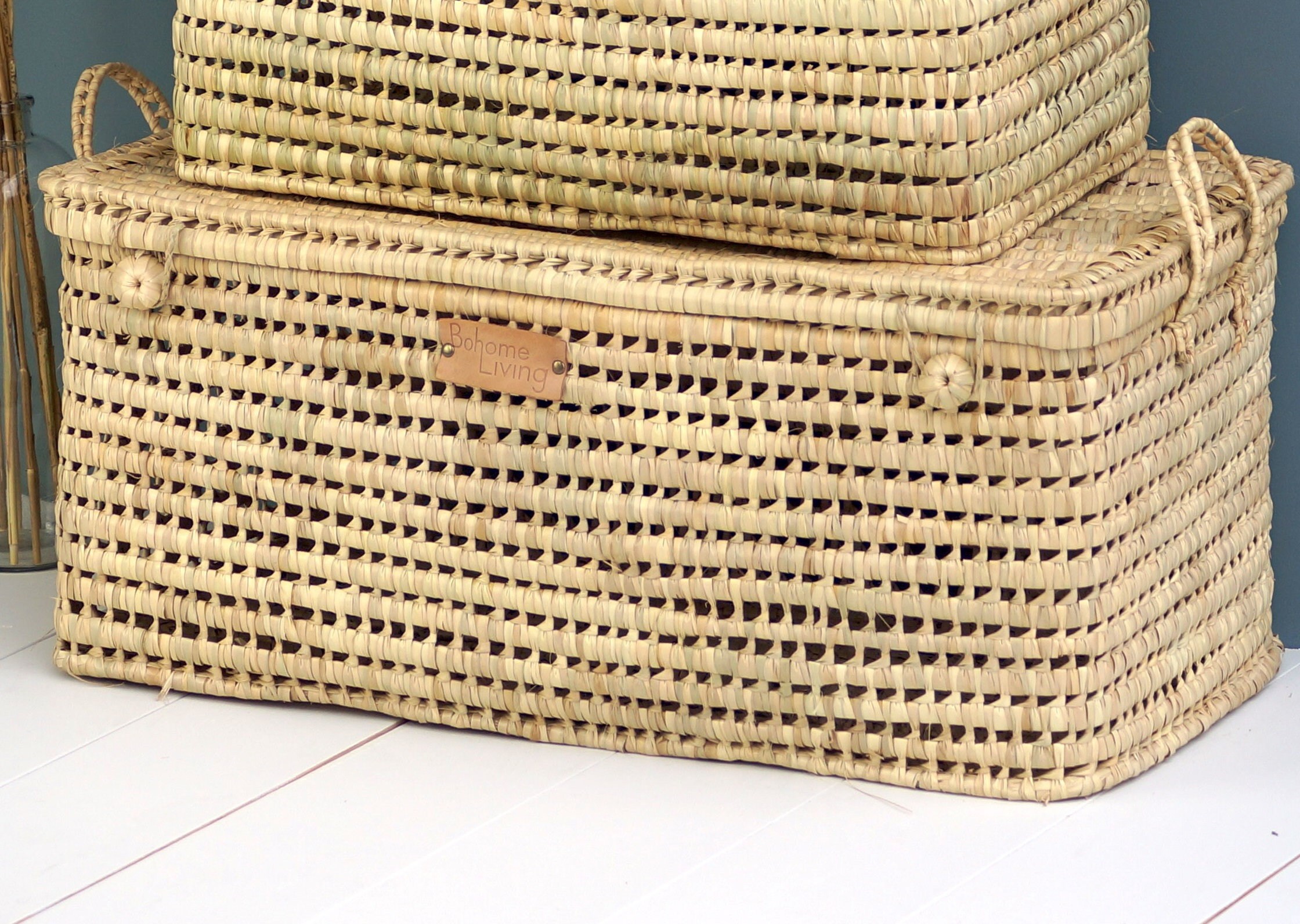 Wicker Storage Chest Toy Trunk Wicker Toy Chest Rattan Toy Etsy