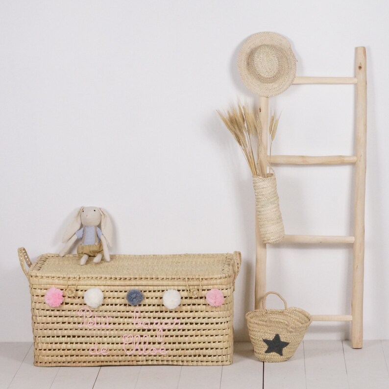 PERSONALIZED Wicker Storage Chest Toy Trunk Wicker Toy Etsy