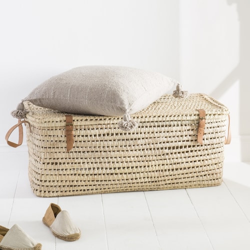 Wicker Storage Chest Toy Trunk Wicker Toy Chest Rattan Toy Etsy