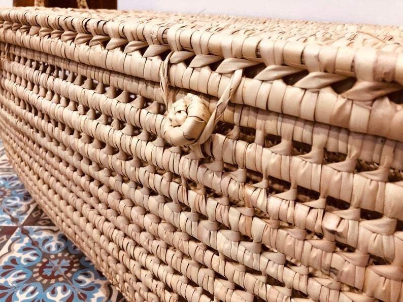 toy trunk Wicker storage chest wicker toy chest rattan toy basket