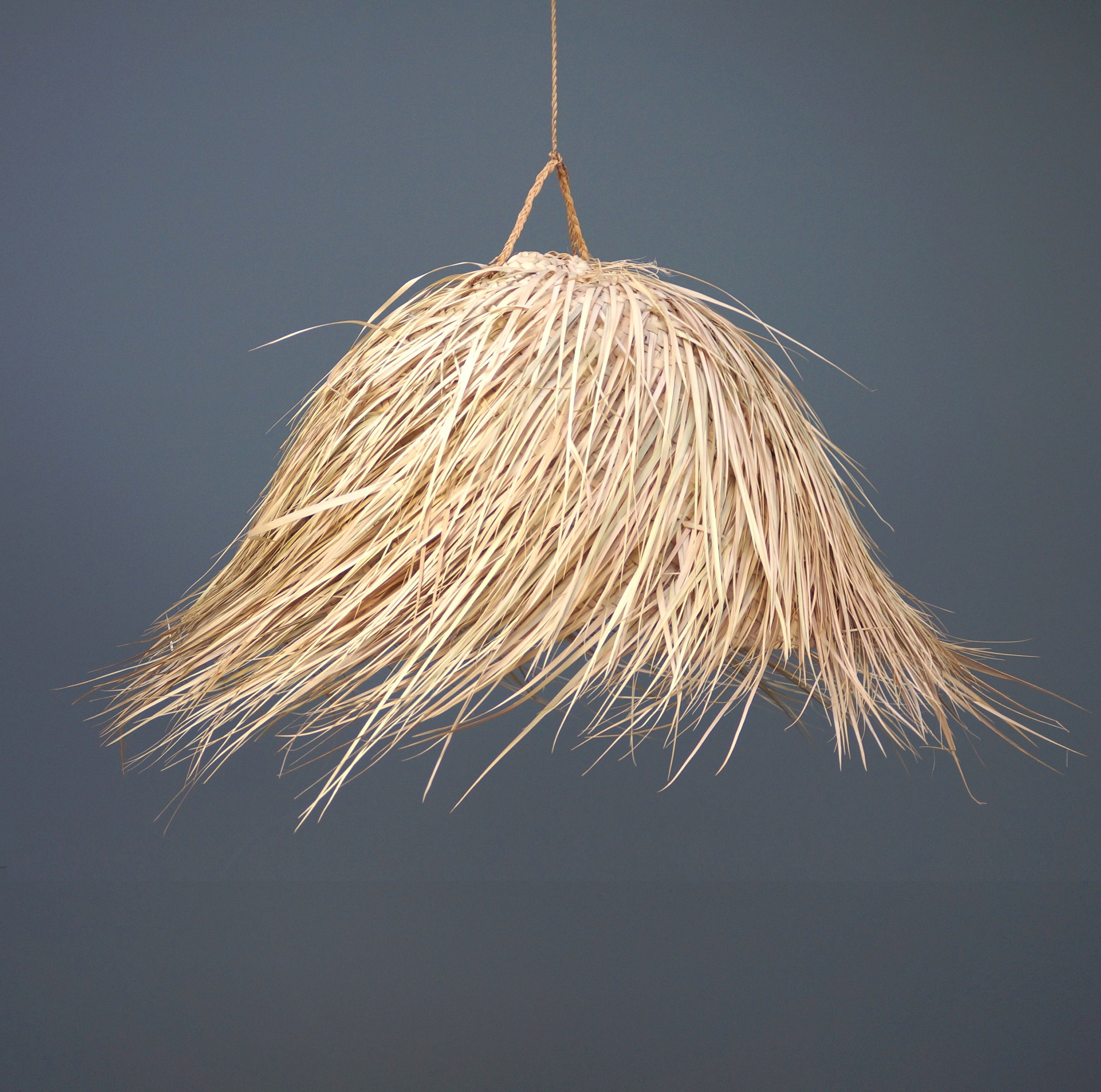 Boho Suspension en Paille 50cm - Boule