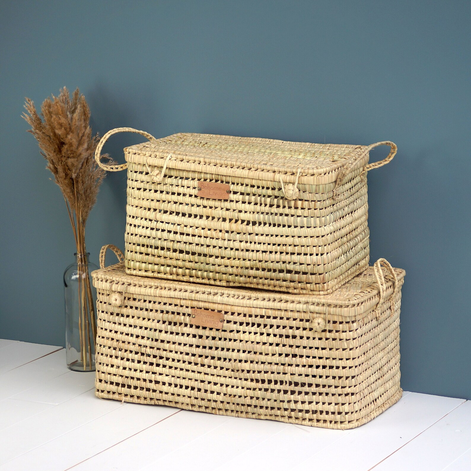 Wicker Storage Chest Toy Trunk Wicker Toy Chest Rattan Toy Etsy