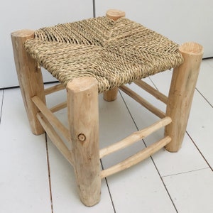 Tabouret marocain en bois Taille S