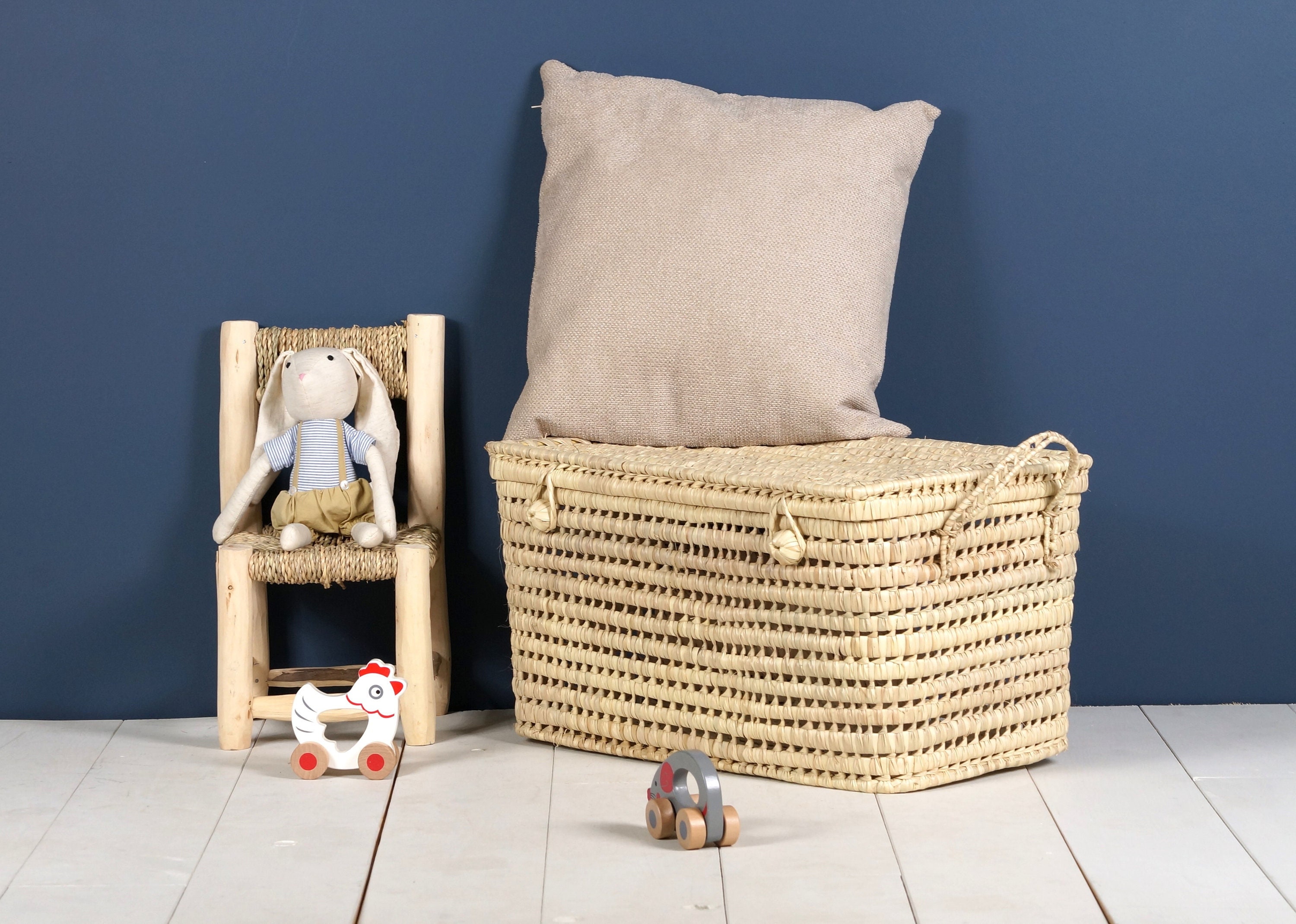 Wicker Storage Chest Toy Trunk Wicker Toy Chest Rattan Toy Etsy UK