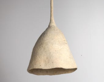 Lámpara colgante de lana hervida - Cónica