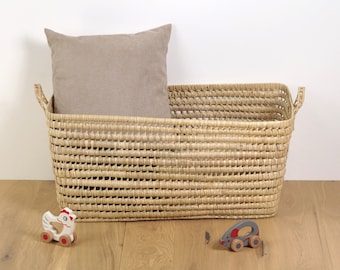 80cm Palm Leaf Storage Basket