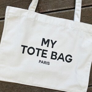 TOTE BAG / Paris / Canvas / Shopper / Strand & City Bild 2