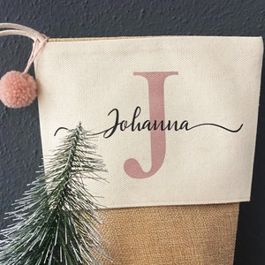 Stivali di Babbo Natale personalizzati con pompon / Babbo Natale / Calza di Babbo Natale / Molti colori!!! /Natale/Natale/Calza