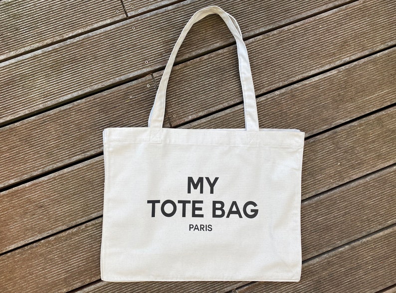 TOTE BAG / Paris / Canvas / Shopper / Strand & City Bild 3