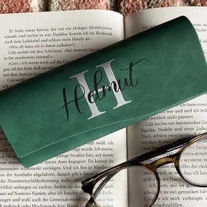 Estuche rígido personalizado para gafas de lectura, ideal para el Día de la Madre o el Día del Padre, 4 colores, piel sintética, ideal para abuelas y abuelos, regalo con carta.