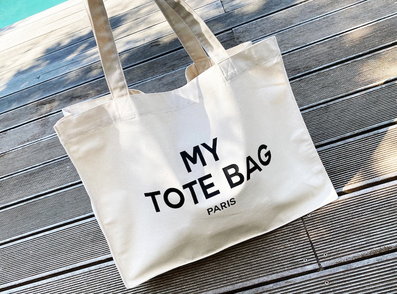 TOTE BAG / Paris / Canvas / Shopper / Strand & City Bild 1