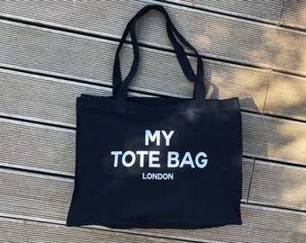 TOTE BAG / London / Canvas / Shopper / Strand & City