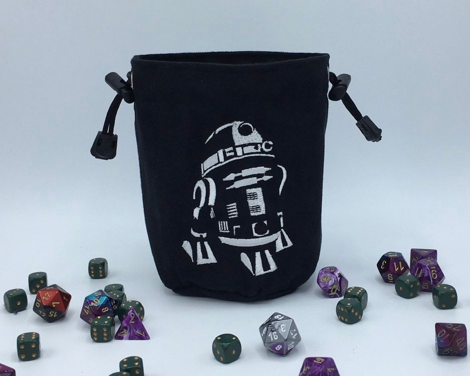 R2D2 Dice Bag Star Wars Gaming Bag D&D Dice Bag DnD Dice Etsy
