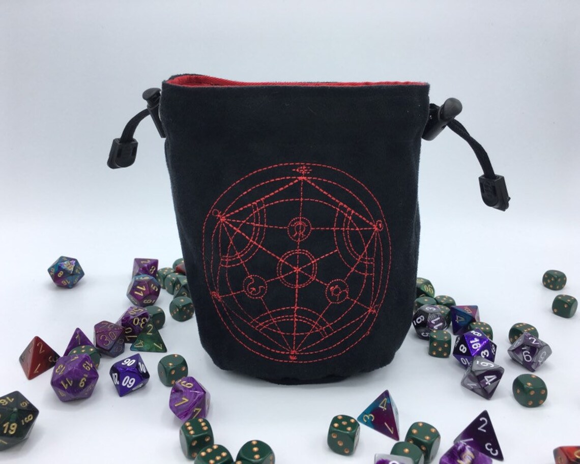 Human Transmutation Circle Dice Bag Fullmetal Alchemist Etsy