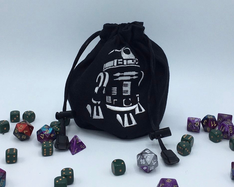 R2D2 Dice Bag Star Wars Gaming Bag D&D Dice Bag DnD Dice Etsy