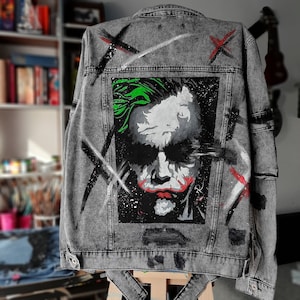Joker denim jacket Etsy France
