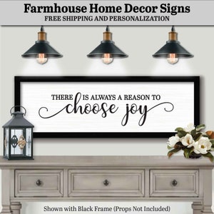 There Is Always A Reason To Choose Joy, FARMHOUSE HOME DECOR, Custom Farm Sign, Motivation Wall Art, Inspirational Prints, Inspiration Wall
